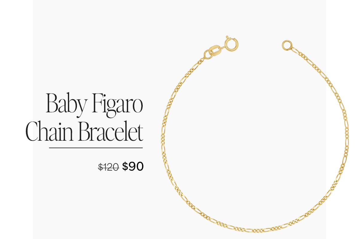 Baby Figaro Chain Bracelet