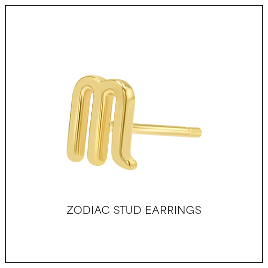 Shop Zodiac Stud Earrings