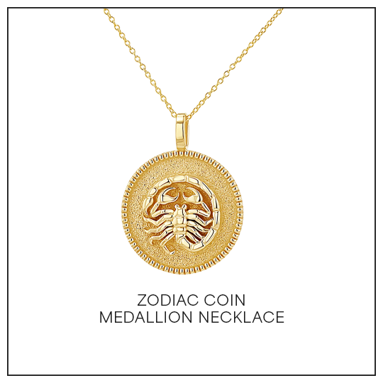 Shop Zodiac Coin Medallion Necklace