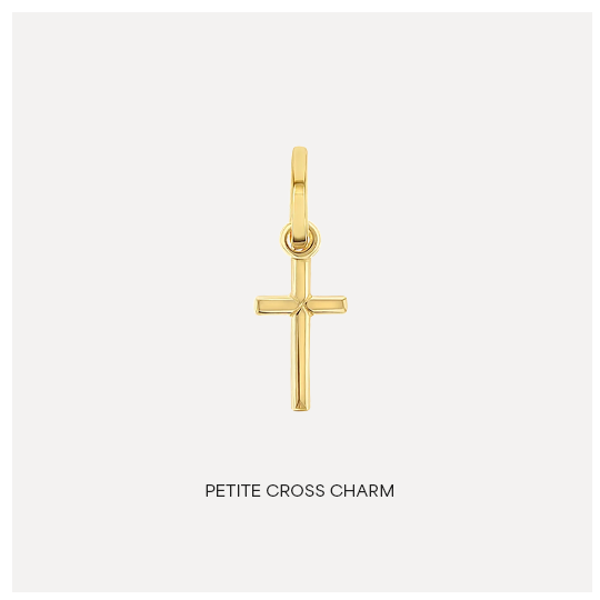 Shop Petite Cross Charm