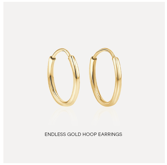 Shop Endless Gold Hoop Earrings
