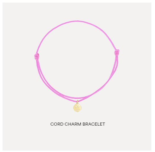 Cord Charm Bracelet