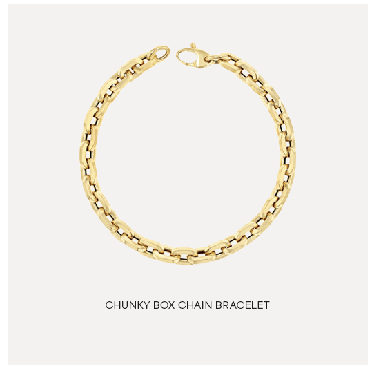 Chunky Box Chain Bracelet