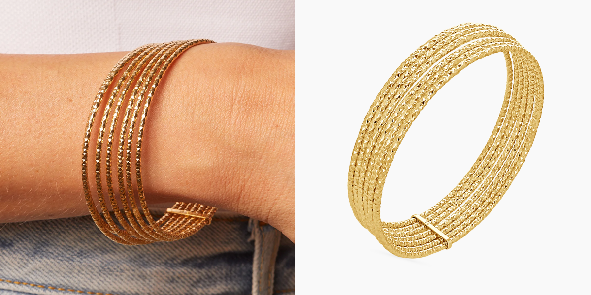 Sparkle Seven Stack Bangle