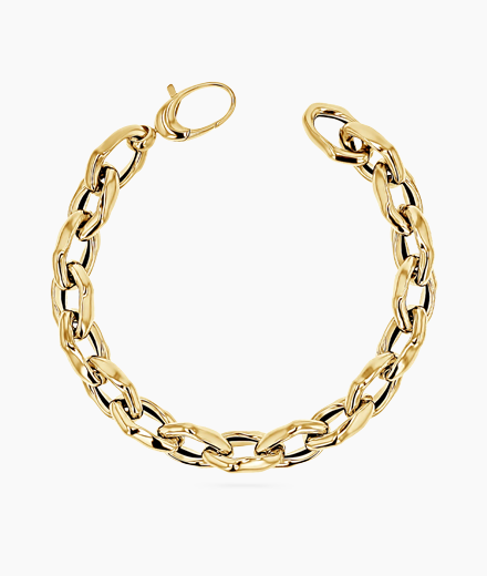 Chunky Sculptured Link Bracelet
