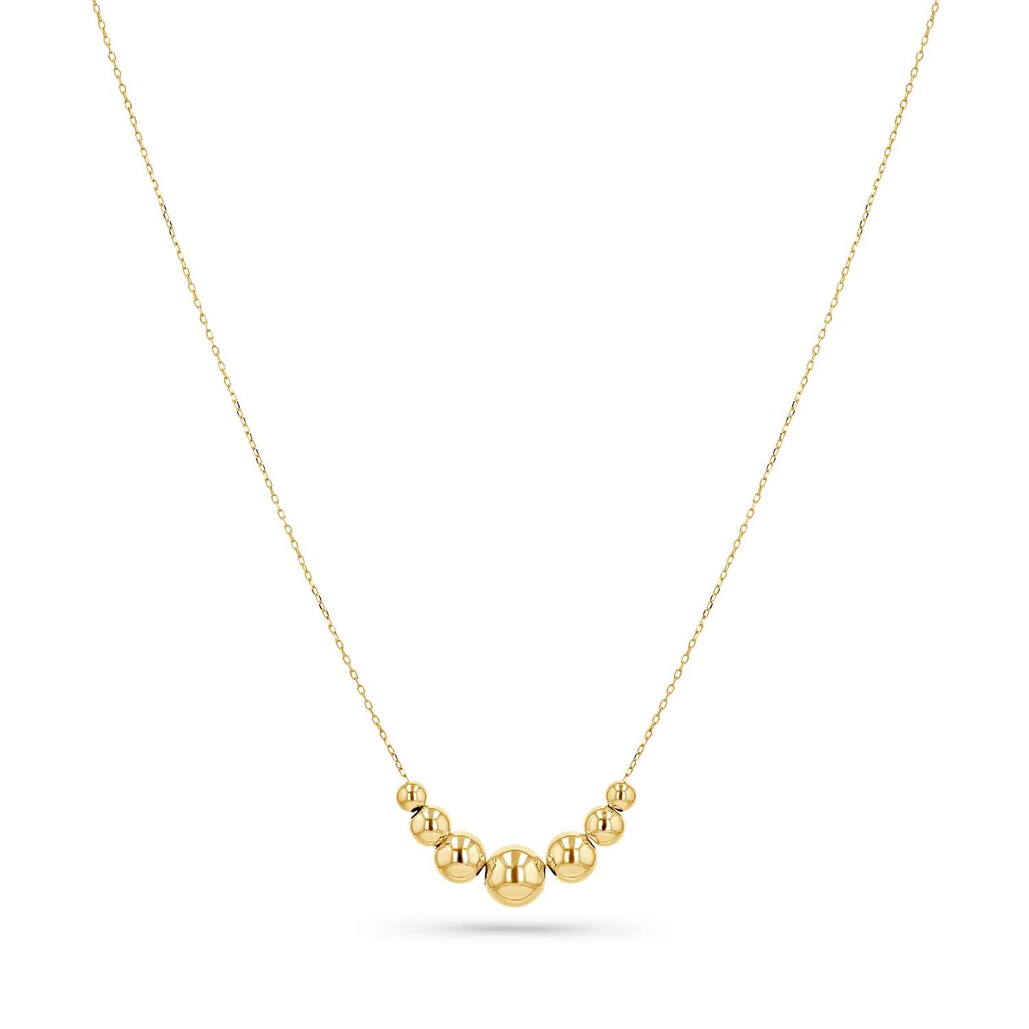 Image of Graduating Dainty Ball Necklace