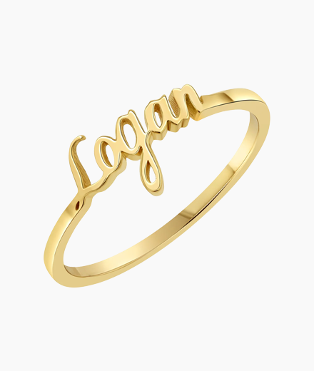 Custom Name Ring