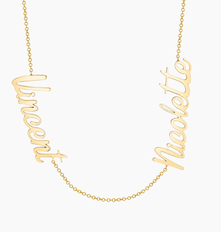 Deux Name Necklace