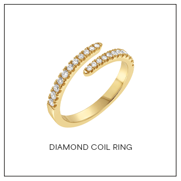 Shop Diamond Coil Ring