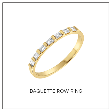 Shop Baguette Row Ring