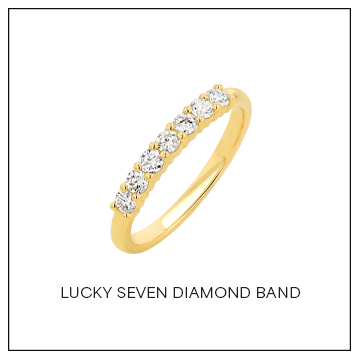 Shop Lucky Seven Diamond Band