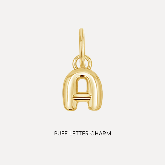Shop Puff Letter Charm