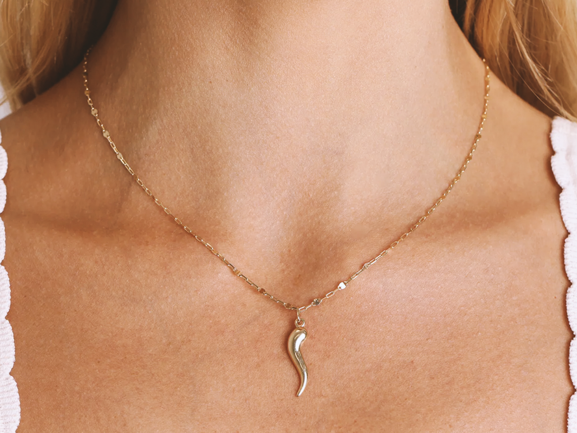 Sequin Chain Necklace