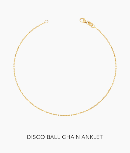 Disco Ball Chain Anklet