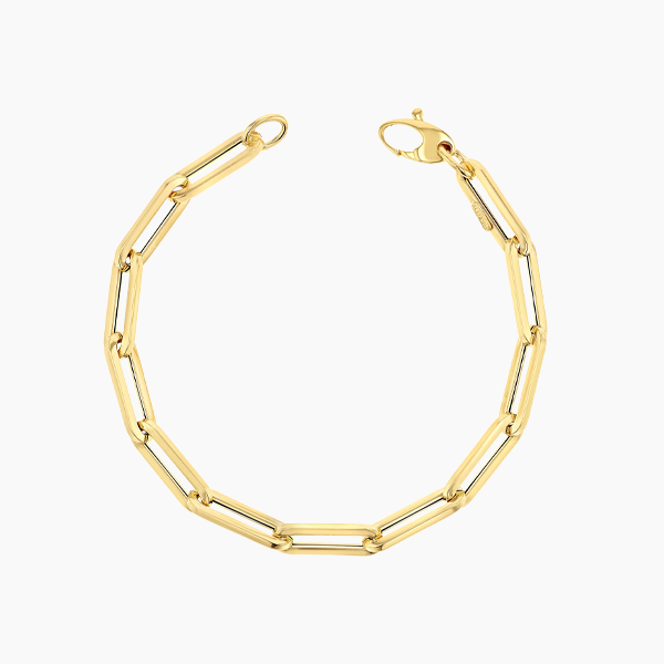 Shop 14K Grand Paper Clip Chain Bracelet