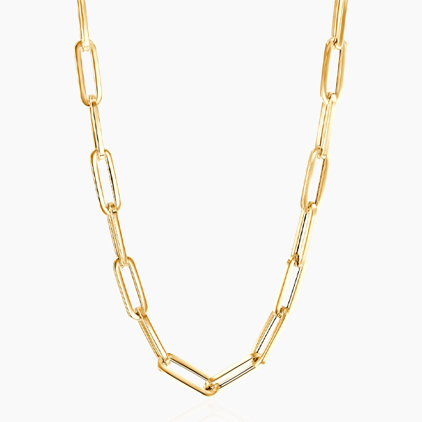 Shop 14K Grand Paper Clip Chain