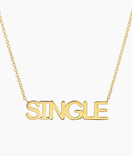 "SINGLE" Linear Necklace
