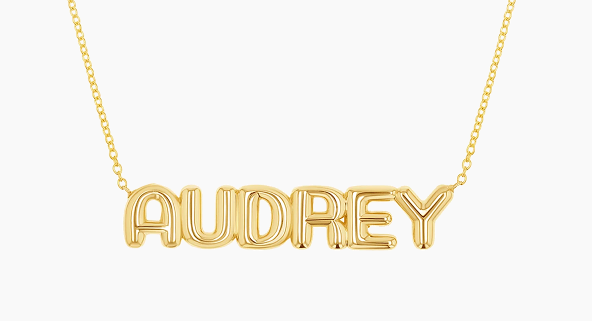 Balloon Name Necklace