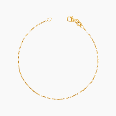 Shop 14K Gold Cable Chain Bracelet