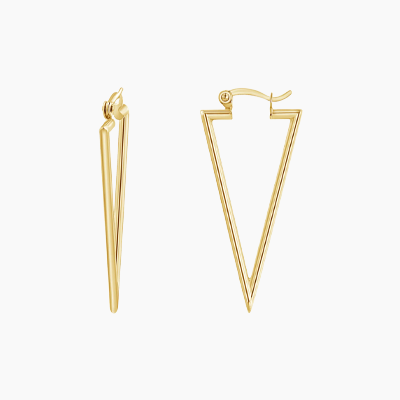 Shop Triangle Hoop Earrings