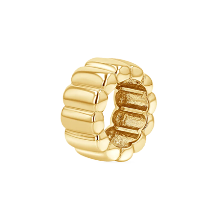 Fluted Slider Bead Charm