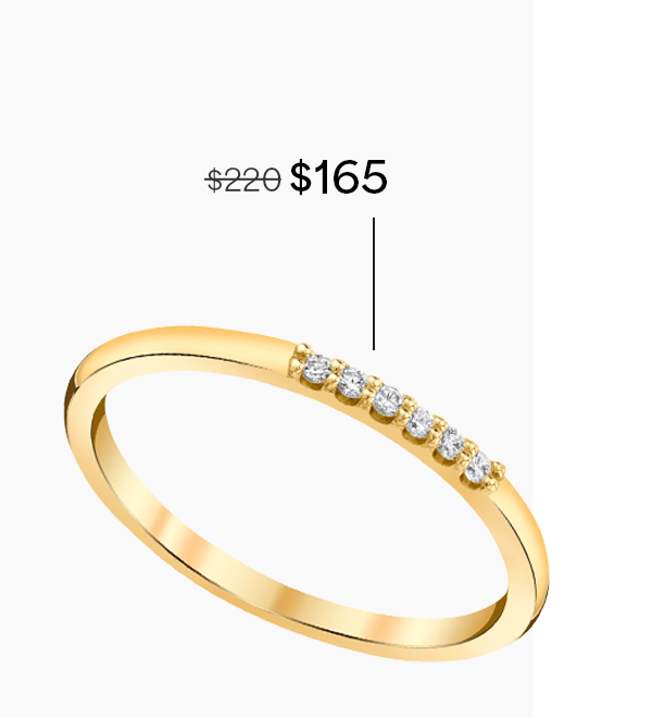 Dainty Diamond Band