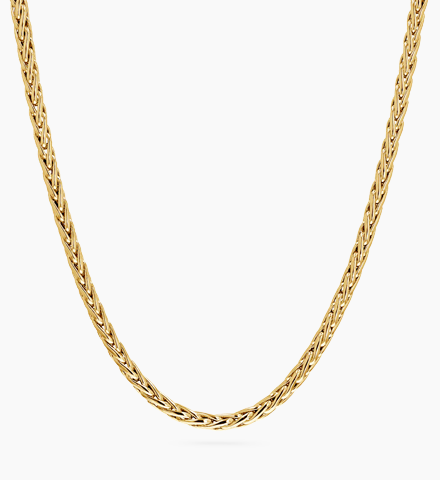 Wheat Braid Chain Necklace