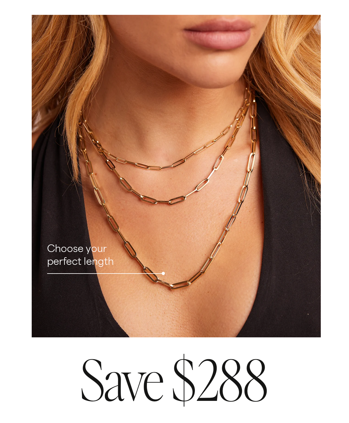 Deal of the Week: Large Paper Clip Chain Necklace