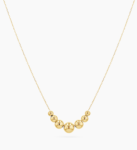 Graduating Dainty Ball Necklace