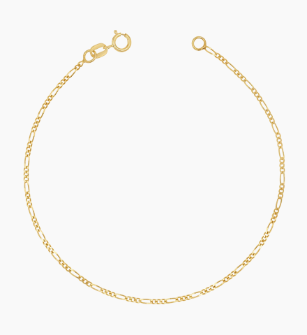 Baby Figaro Chain Bracelet