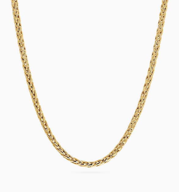Wheat Braid Chain Necklace