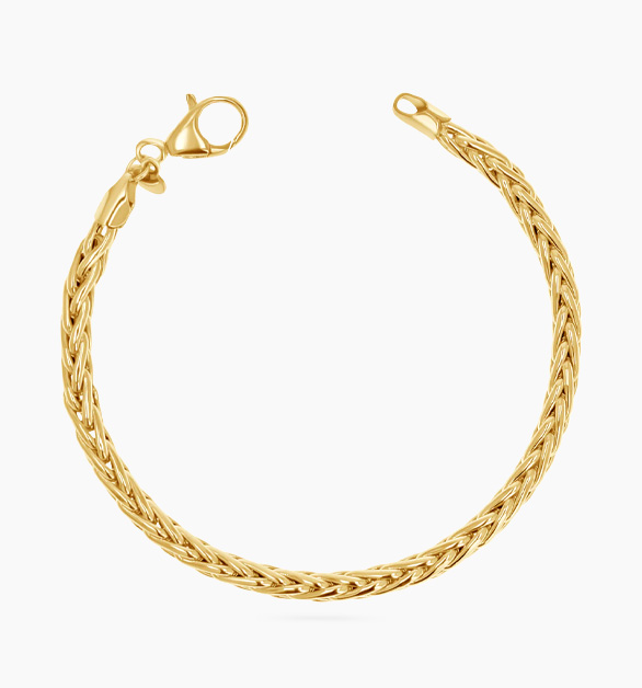 Wheat Braid Chain Bracelet