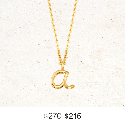 Mini Letter Necklace