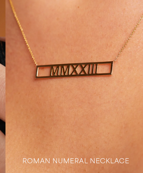 Roman Numeral Necklace