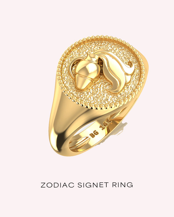 Zodiac Signet Ring