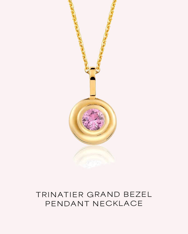 Trinatier Grand Bezel Pendant Necklace
