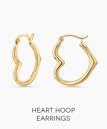 Heart Hoop Earrings