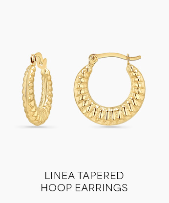 Linea Tapered Hoop Earrings