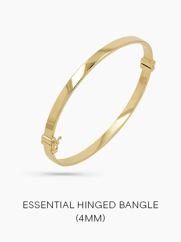 Essential Hinged Bangle (4mm)