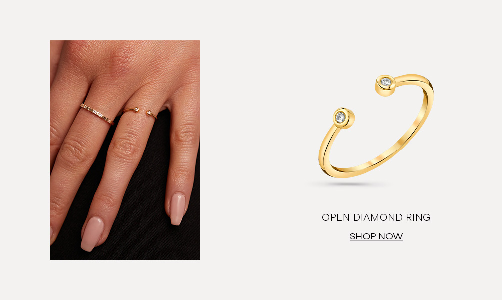 Open Diamond Ring