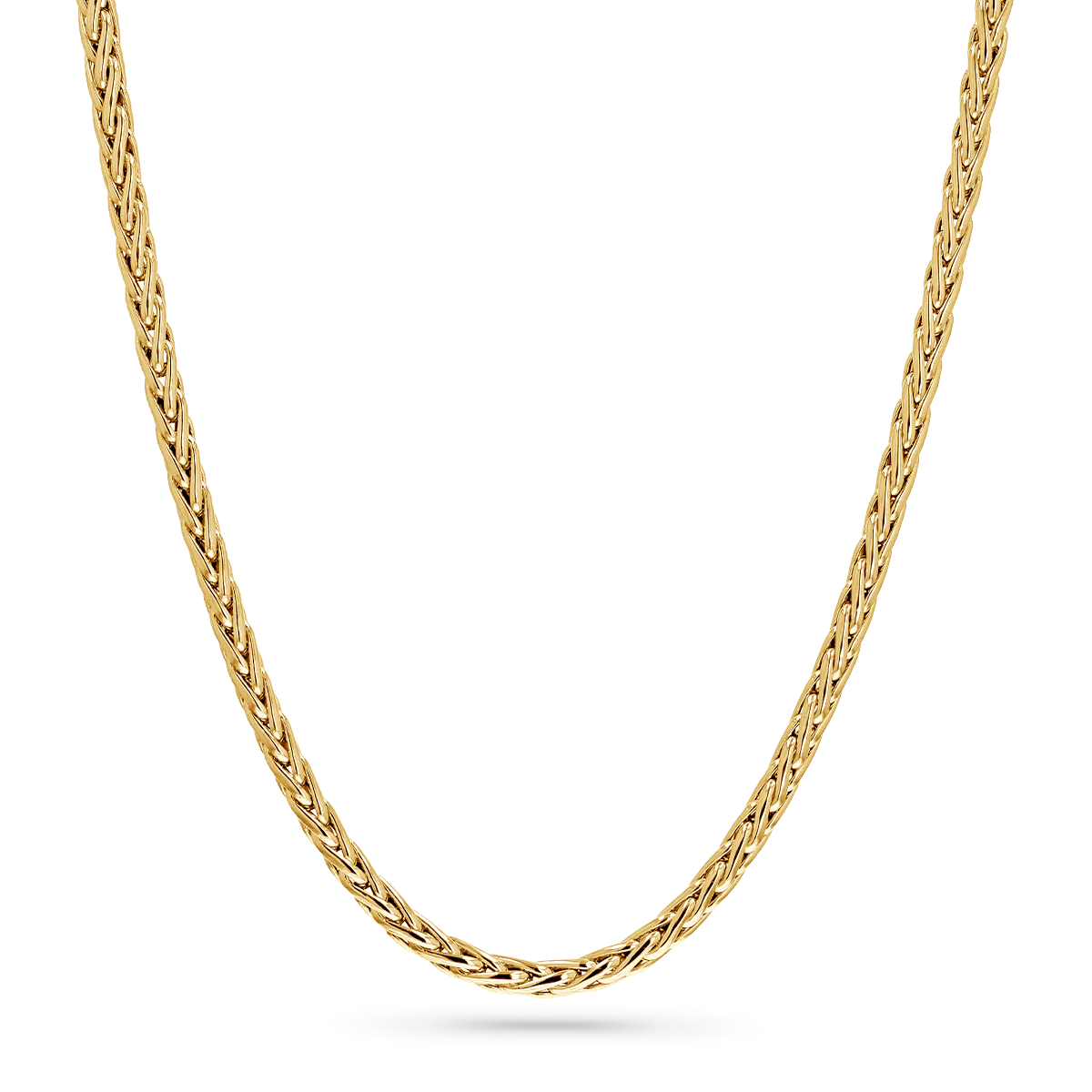Image of Wheat Braid Chain Necklace