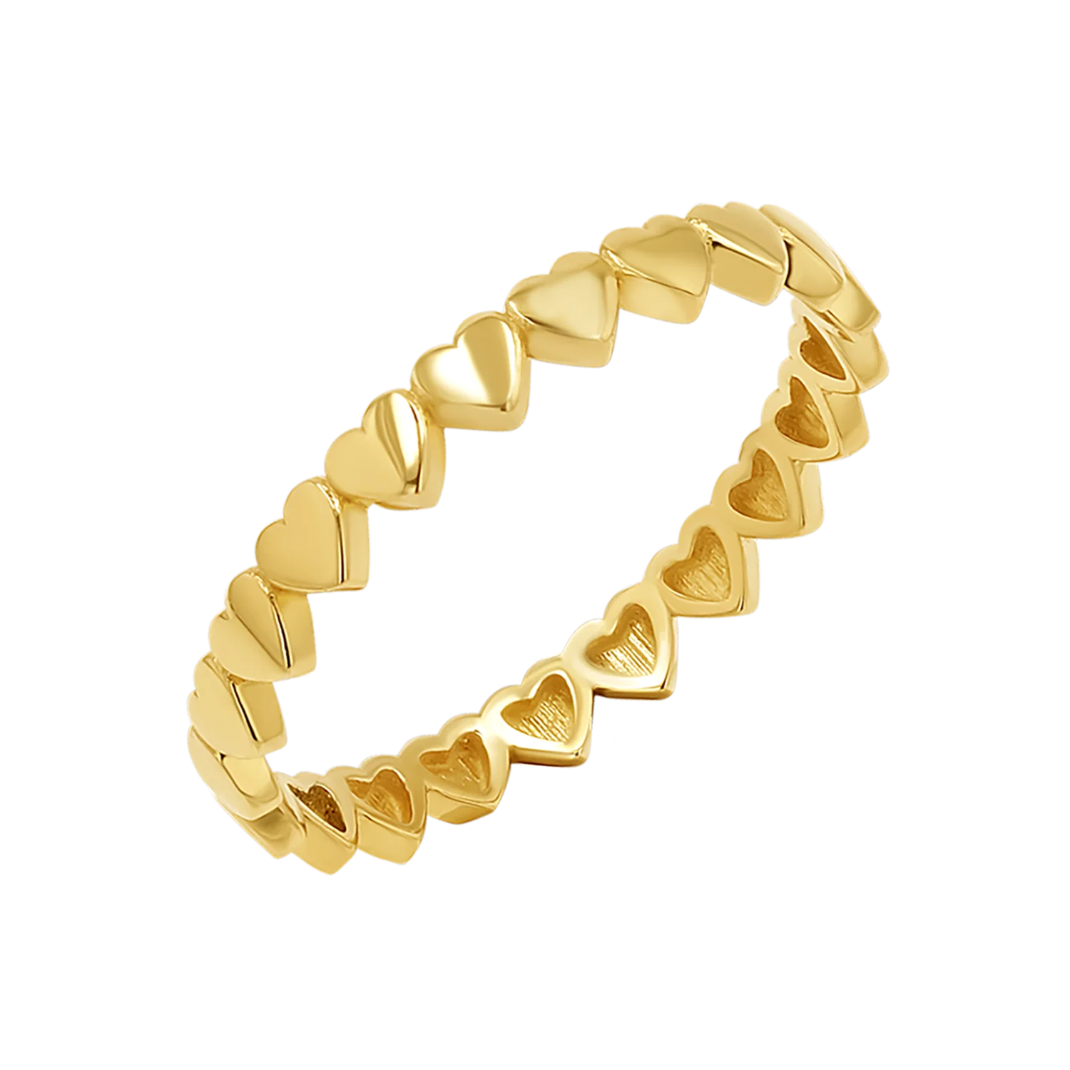Image of Heart Eternity Ring