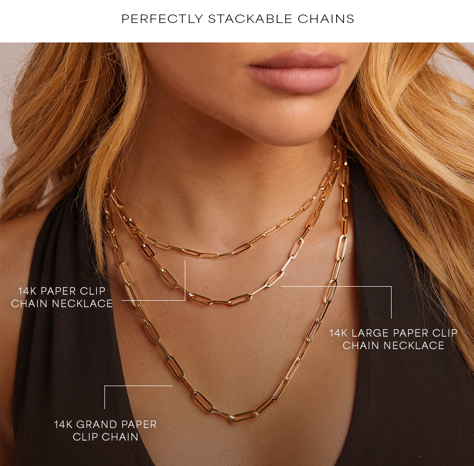 20% OFF Paper Clip Chains