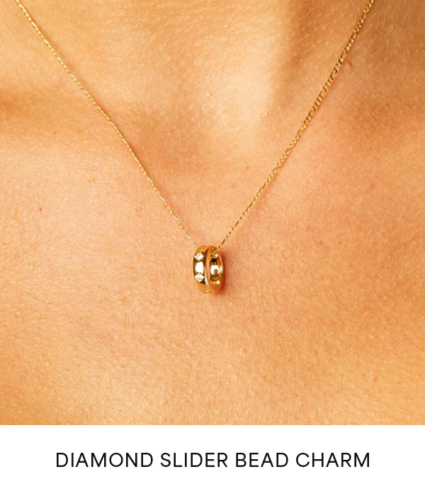 Diamond Slider Bead Charm
