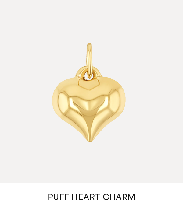 Puff Heart Charm