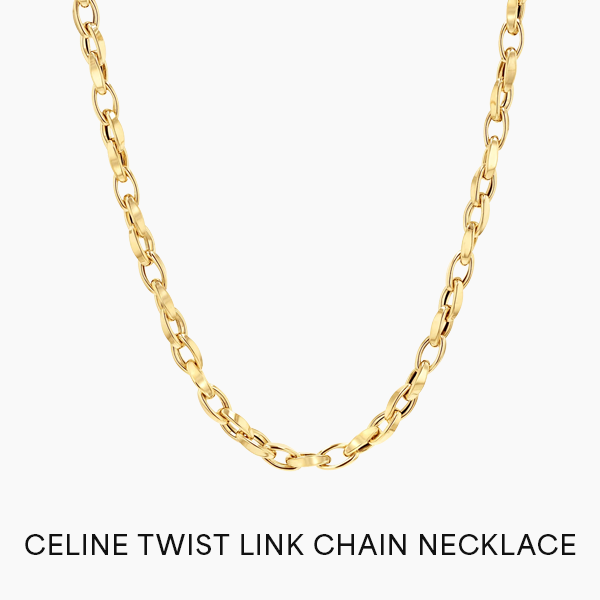 Celine Twist Link Chain Necklace