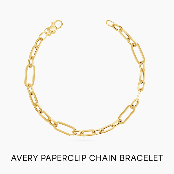 Avery Paperclip Chain Bracelet