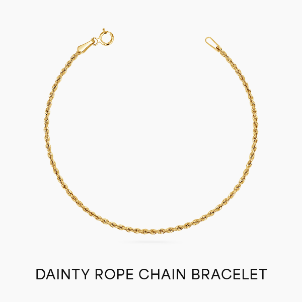 Dainty Rope Chain Bracelet