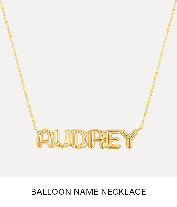 Balloon Name Necklace