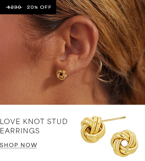 Love Knot Stud Earrings